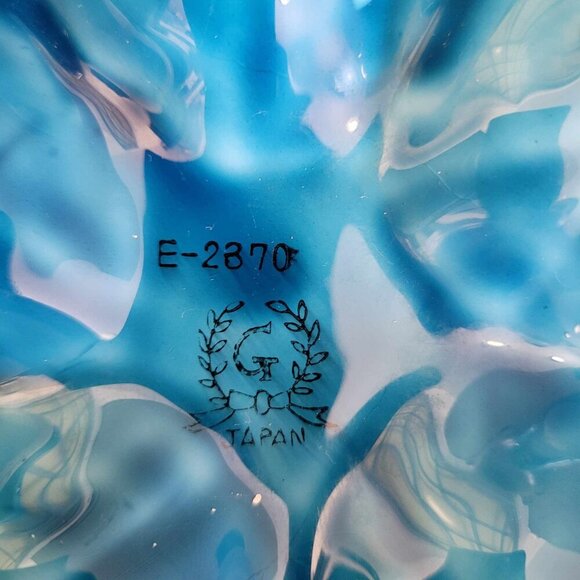 Inarco Mood Indigo Vintage Ceramic Serving Tray - Blue Fruits - Picture 4 of 13